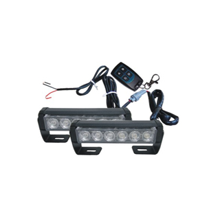 GL-812C RGB LED Car Wireless And Change Color Emergency Warning Strobe Grill Light Bar
